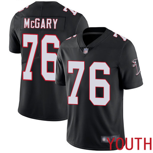 Atlanta Falcons Limited Black Youth Kaleb McGary Alternate Jersey NFL Football #76 Vapor Untouchable